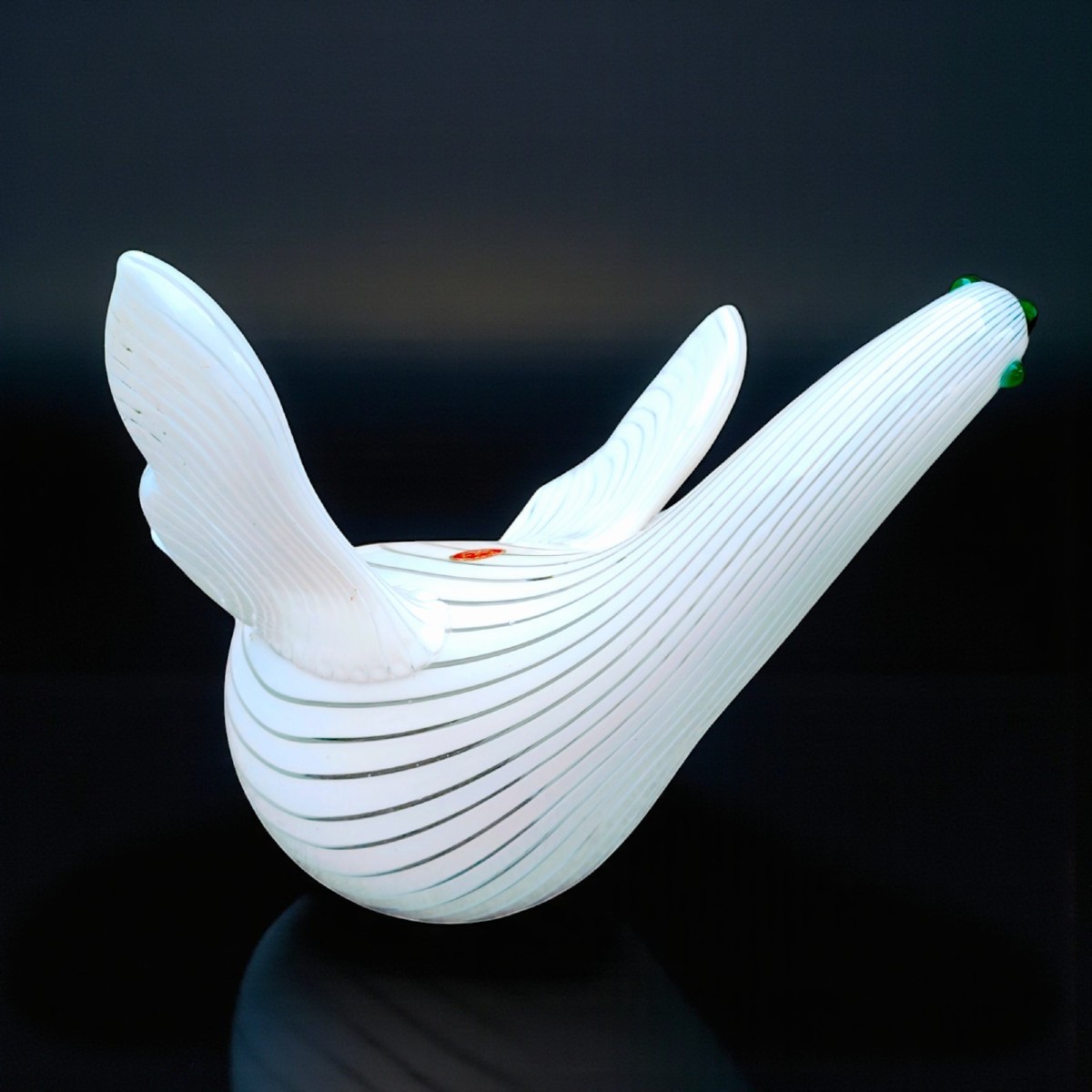 Oiseau En Verre Soufflé , Anzola Fuga (Murano 1914-1998) pour A.Ve.M c1956-photo-1