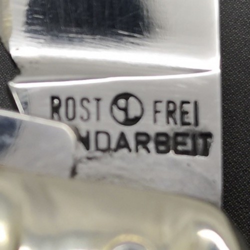 Ld Stock From The 1970s Pius Lang 3 Blade Stag Pocket Knife - Limited Series-photo-2