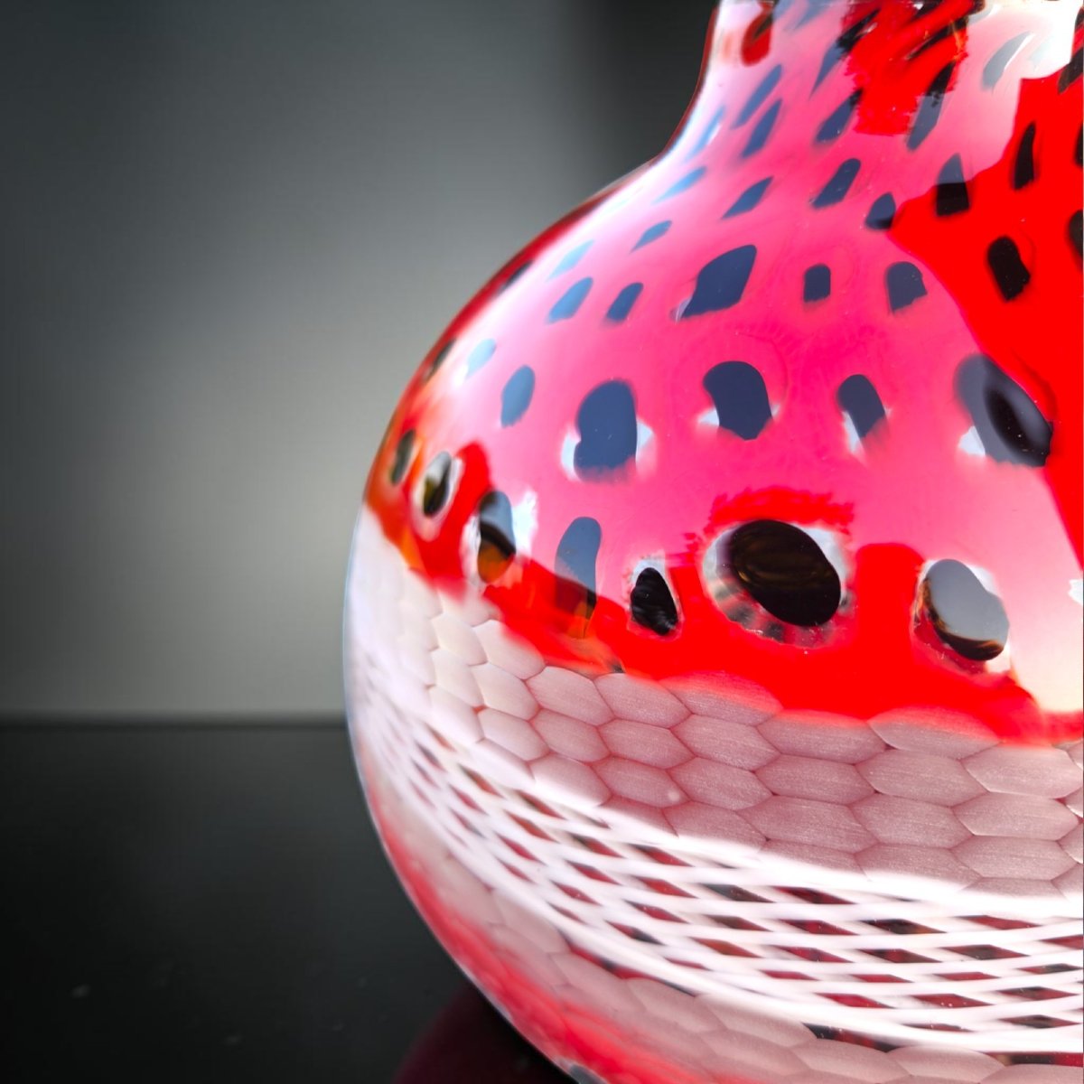 Hand-blown Glass Vase, Murano - Schiavon 1/1-photo-3