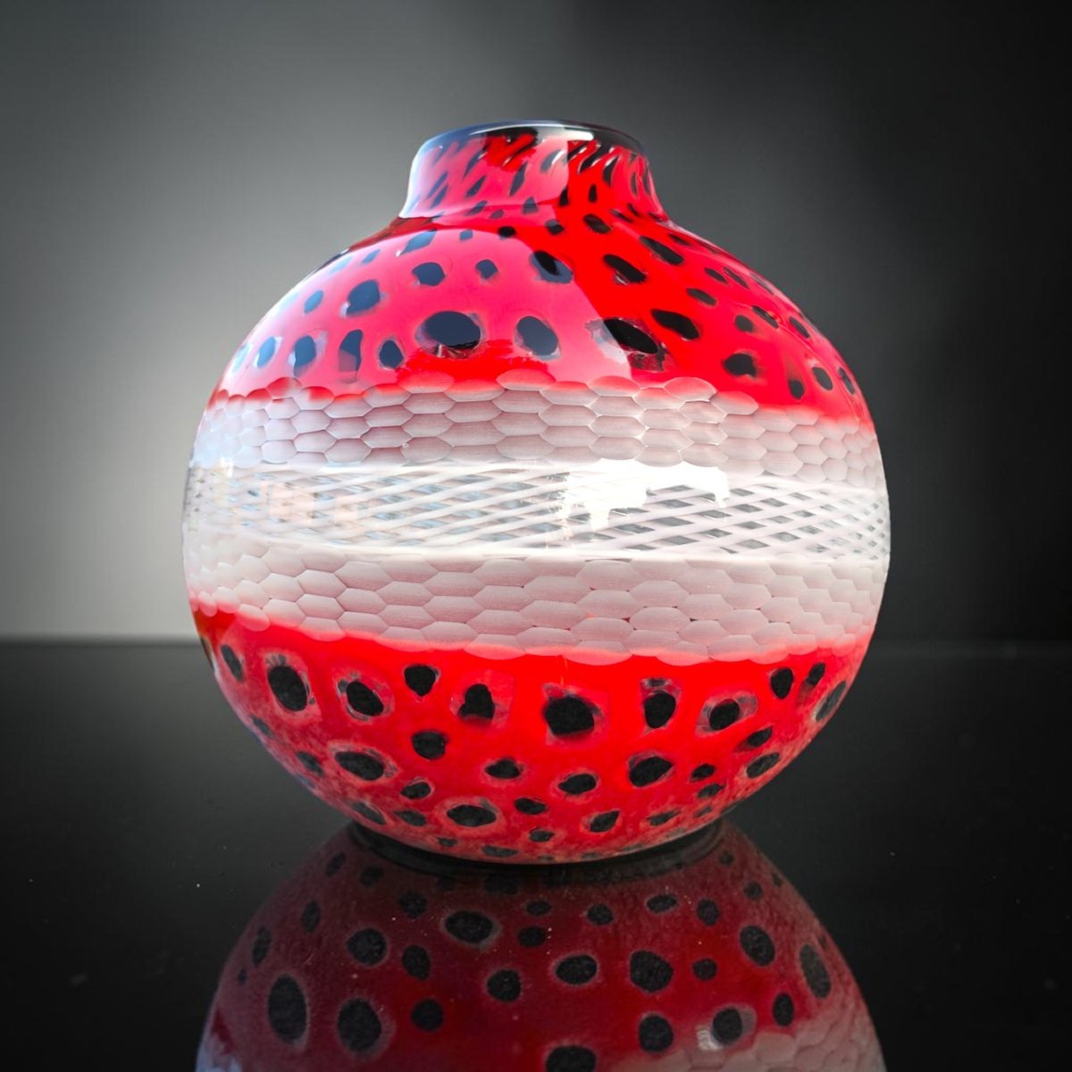 Hand-blown Glass Vase, Murano - Schiavon 1/1