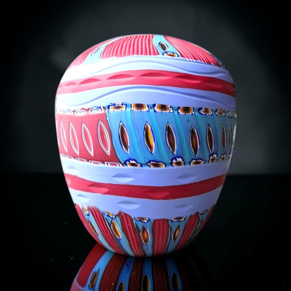 Vase en verre artistique de Murano – Schiavon – Pièce unique 1/1-photo-2
