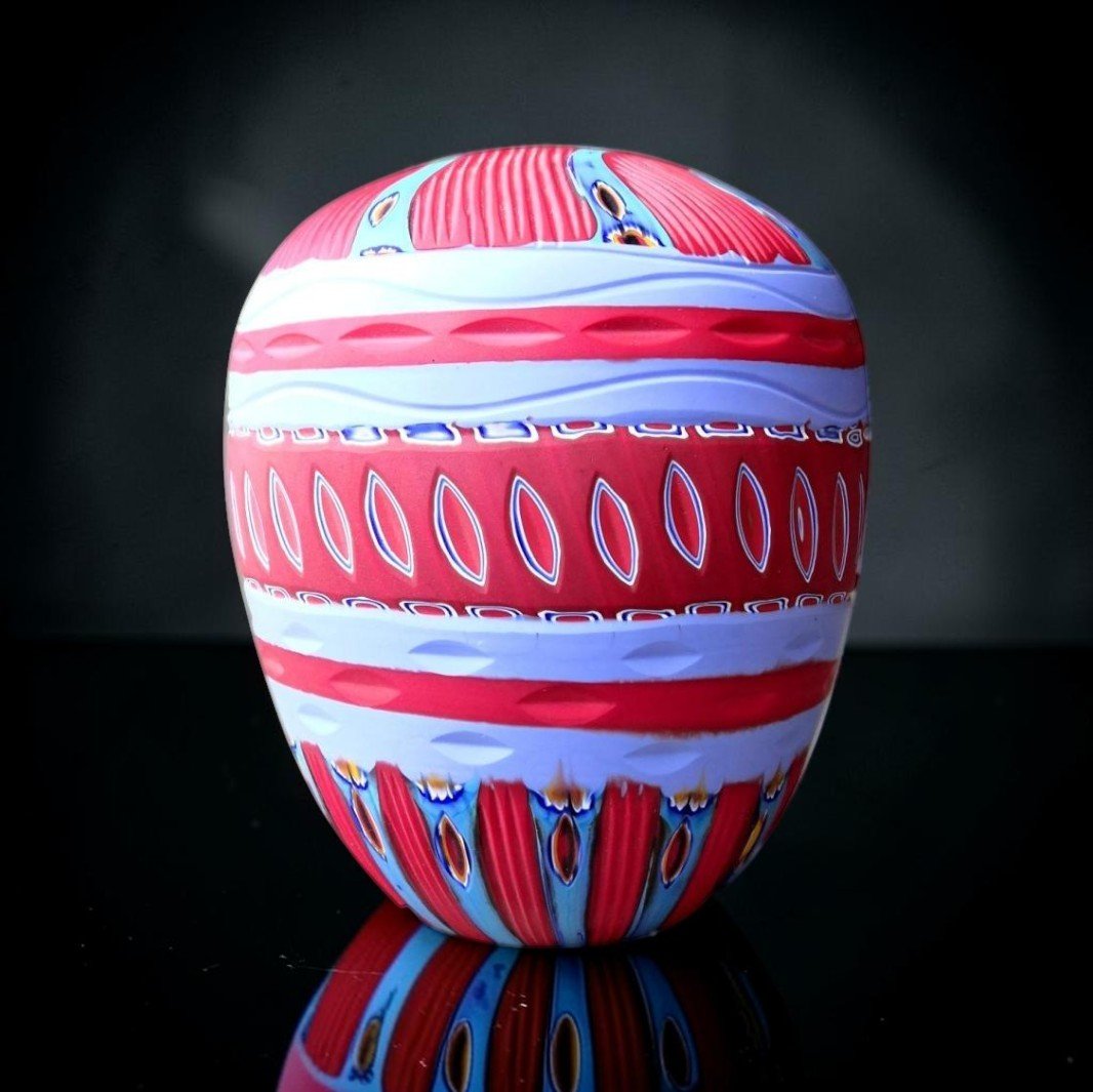 Vase en verre artistique de Murano – Schiavon – Pièce unique 1/1-photo-3