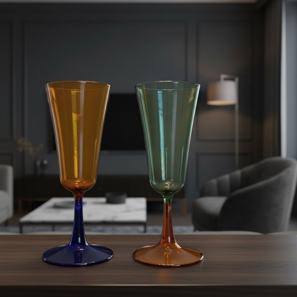 Murano Glass Flutes By The Ballarin Masters – Lampworking
