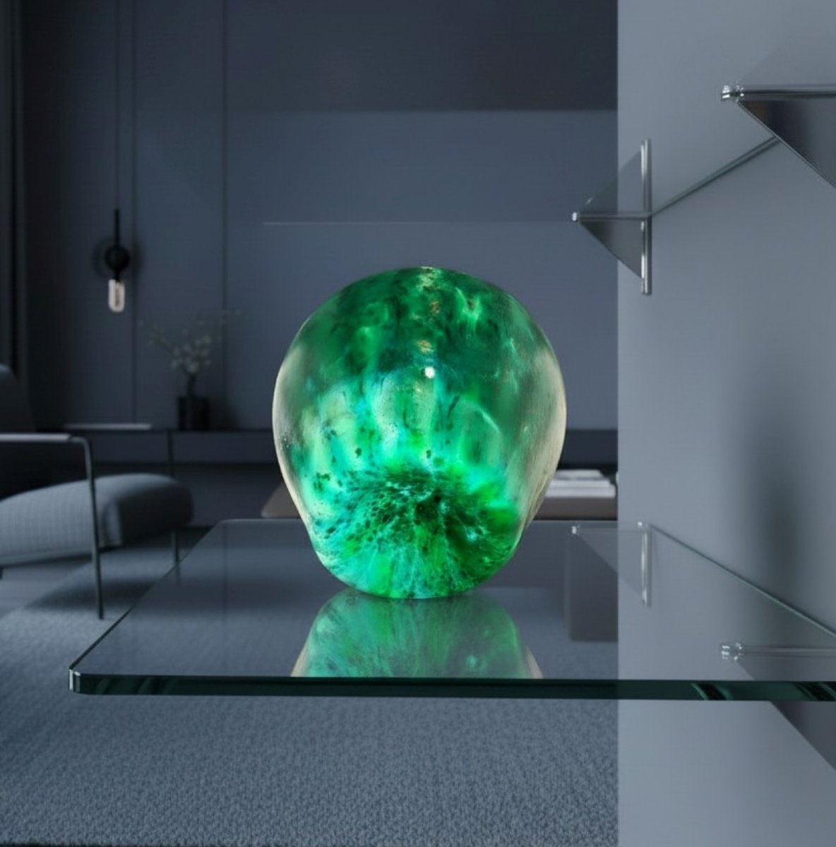 F.lli Toso Murano Green Blown-glass Bowl Vase With Aventurine And Lattimo Glass, Circa 1930-photo-3