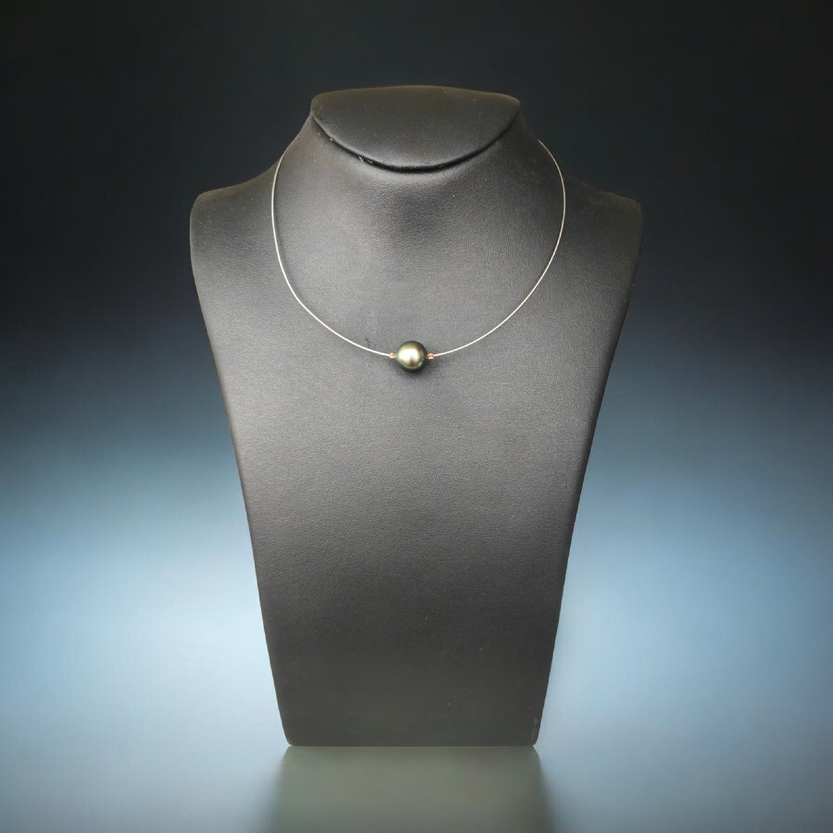 925 Sterling Silver Necklace With Tahitian Cultured Pearl-photo-2