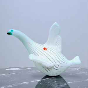Oiseau En Verre Soufflé , Anzola Fuga (Murano 1914-1998) pour A.Ve.M c1956