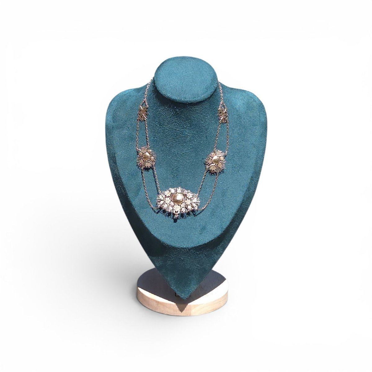 Collier ancien géorgien en diamants-photo-2