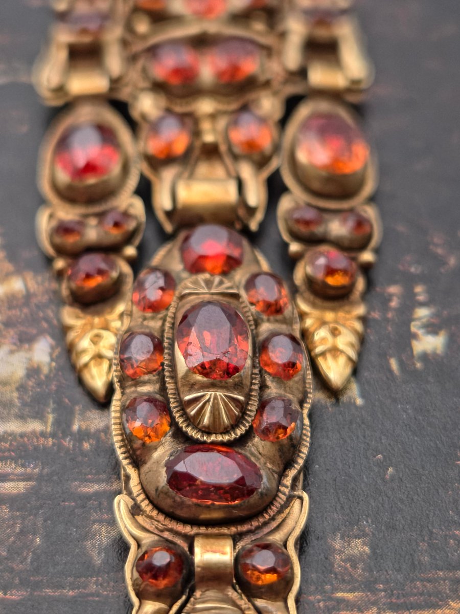 Boucles d'oreilles antiques ibéro-catalanes en hessonite, XIXe siècle, Dame Joan Sutherland-photo-8