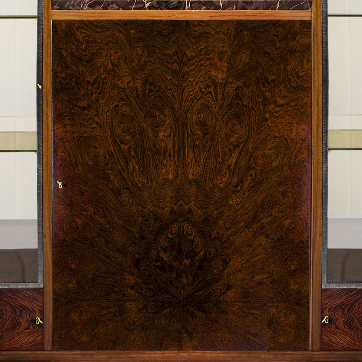 Large Art Deco Cabinet-showcase In Wooden Structure That Can Be Dismantled - France 1925-photo-1