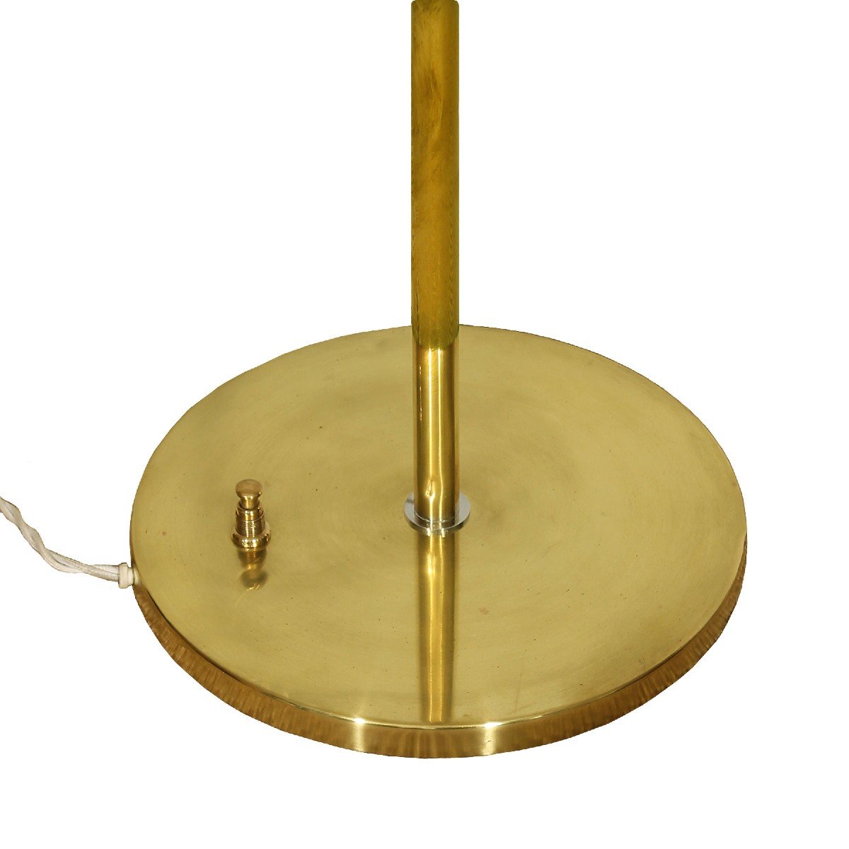 Stilnovo Floor Lamp In Solid Brass - Italy 1950-photo-3