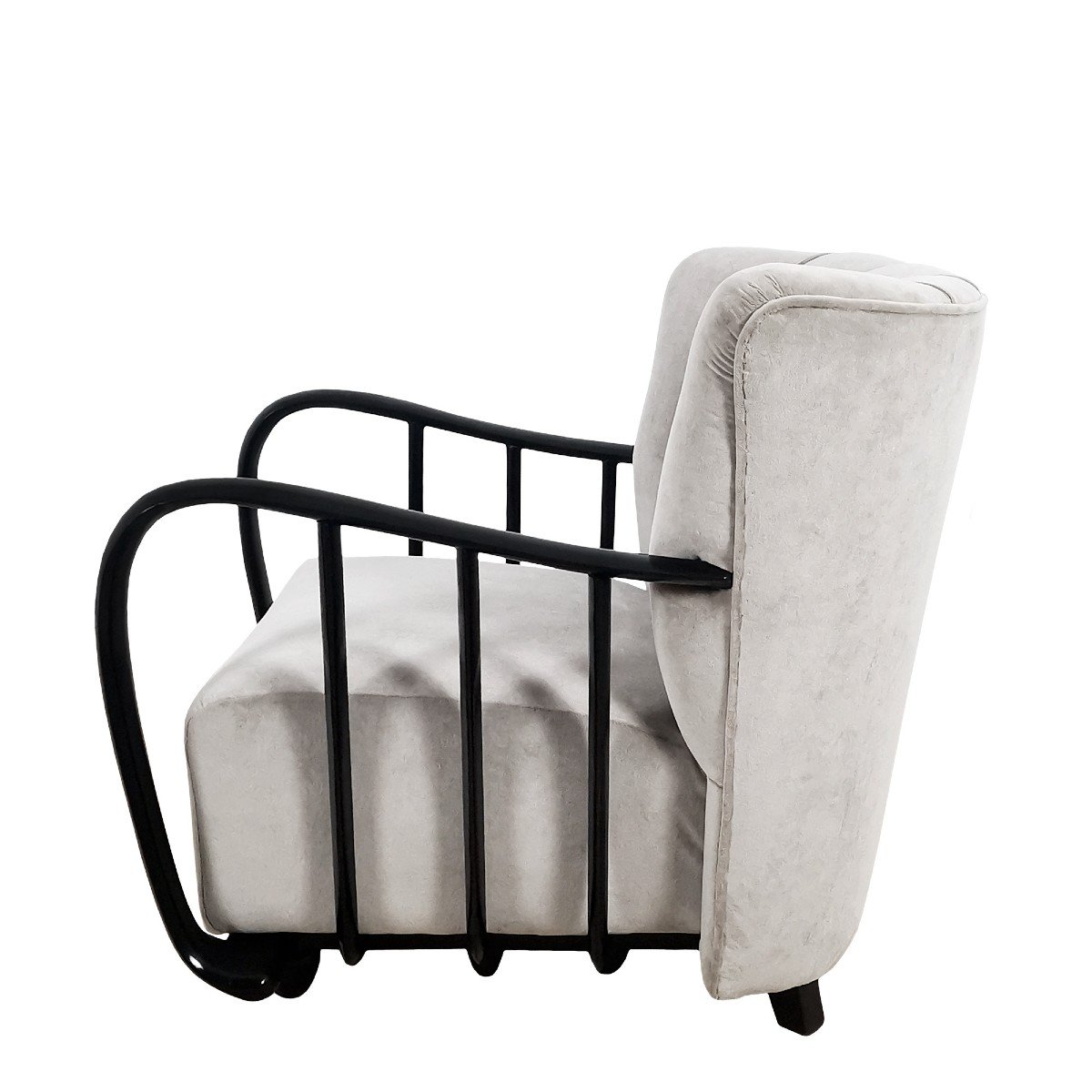 Gros Fauteuil à Structure En Bois Par Paolo Buffa - Italie, 1935-photo-3