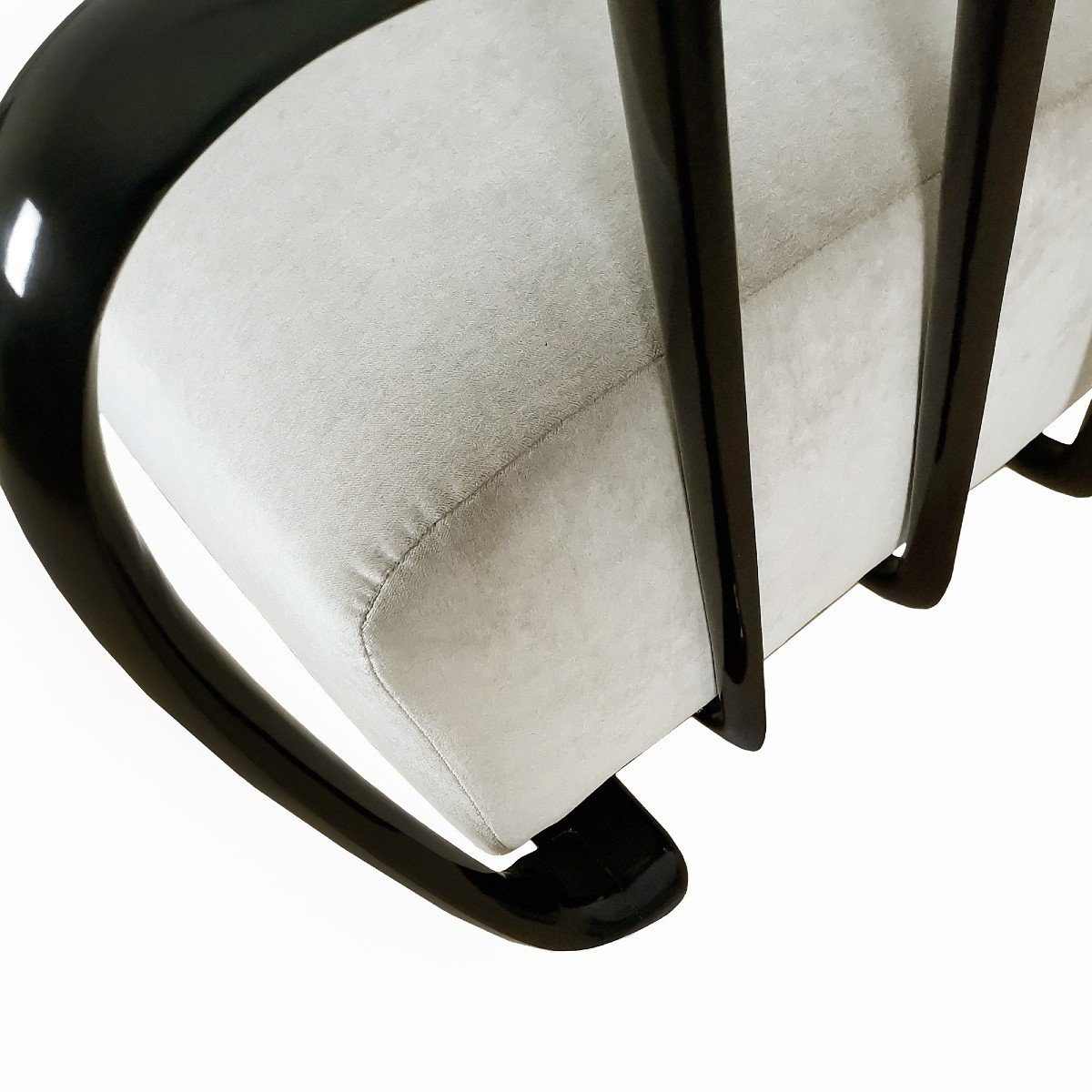 Gros Fauteuil à Structure En Bois Par Paolo Buffa - Italie, 1935-photo-4