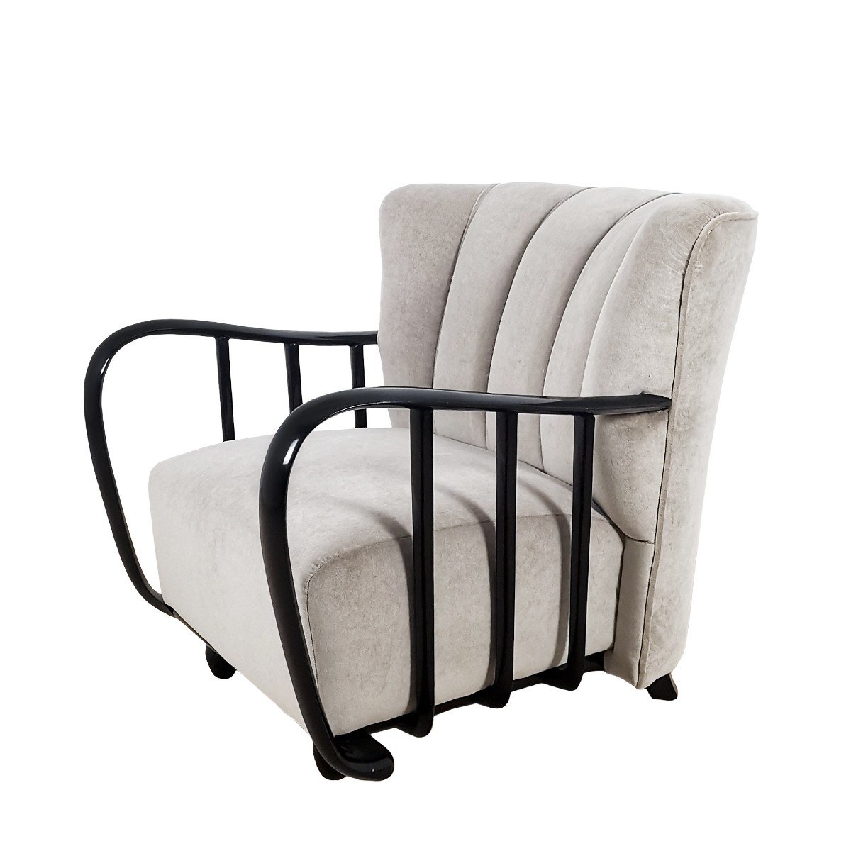 Gros Fauteuil à Structure En Bois Par Paolo Buffa - Italie, 1935
