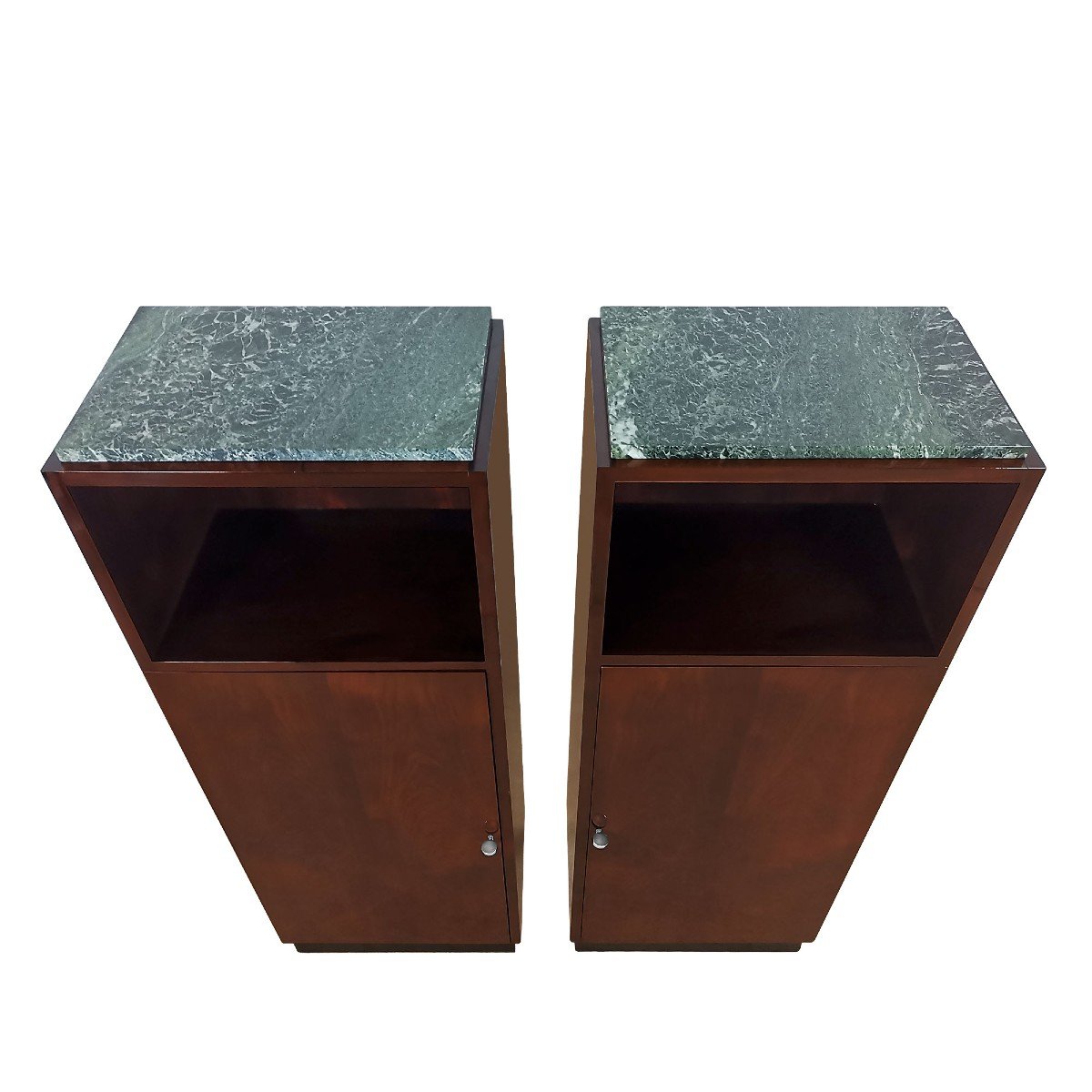 Pair Of Cabinets In Solid Mahogany - France 1940-photo-4