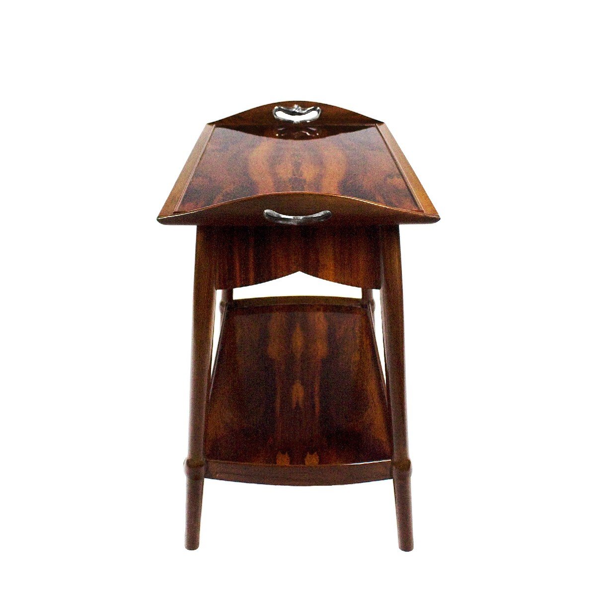 Art Nouveau Serving Table In Solid Rosewood - France 1900-photo-4