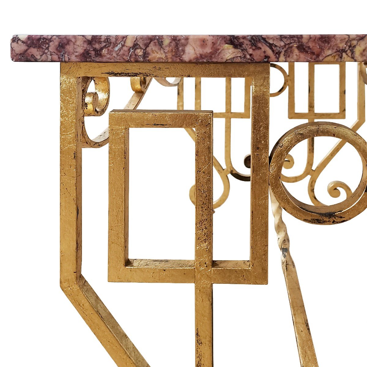 Wrought Iron Coffee Table - France 1940-photo-1