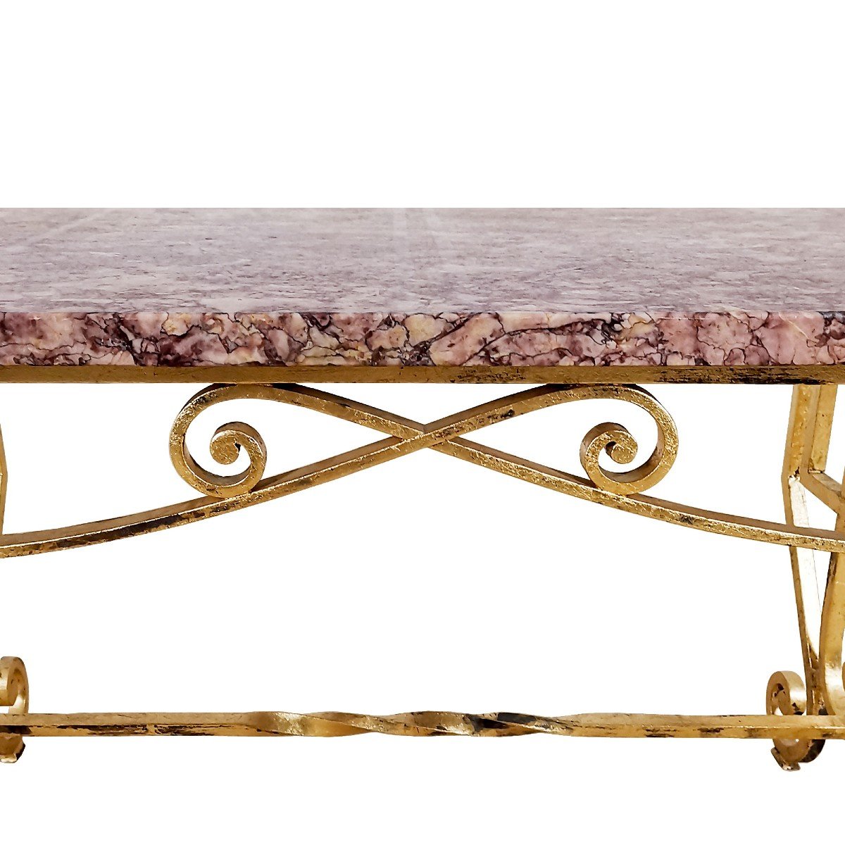 Wrought Iron Coffee Table - France 1940-photo-3