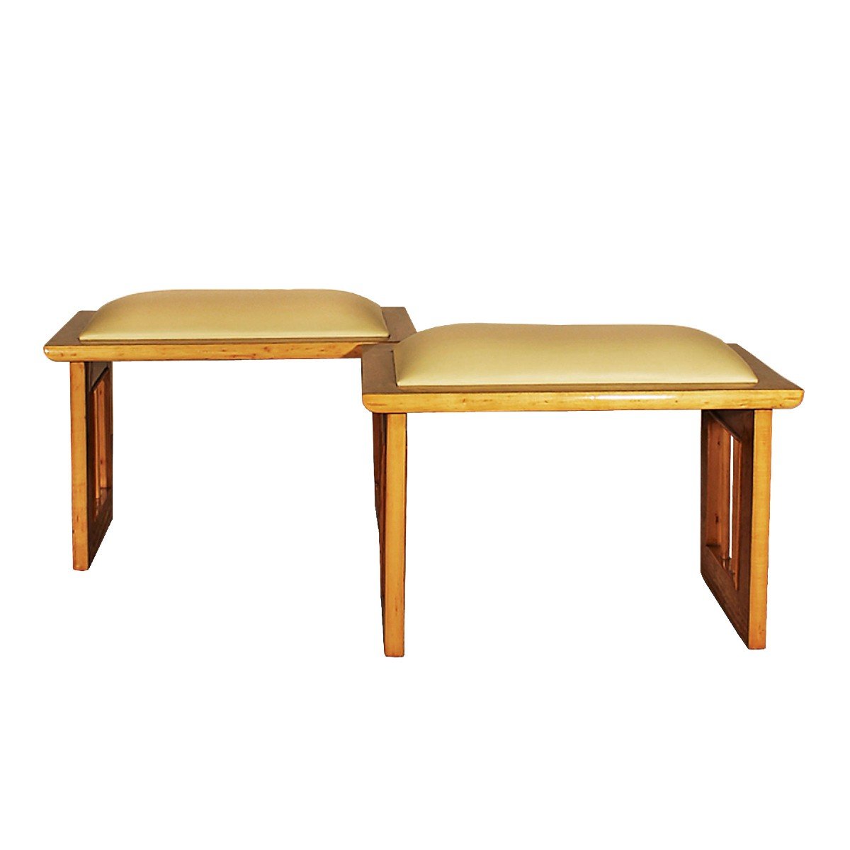 Pair Of Art Deco Benches - Italy 1930-photo-2
