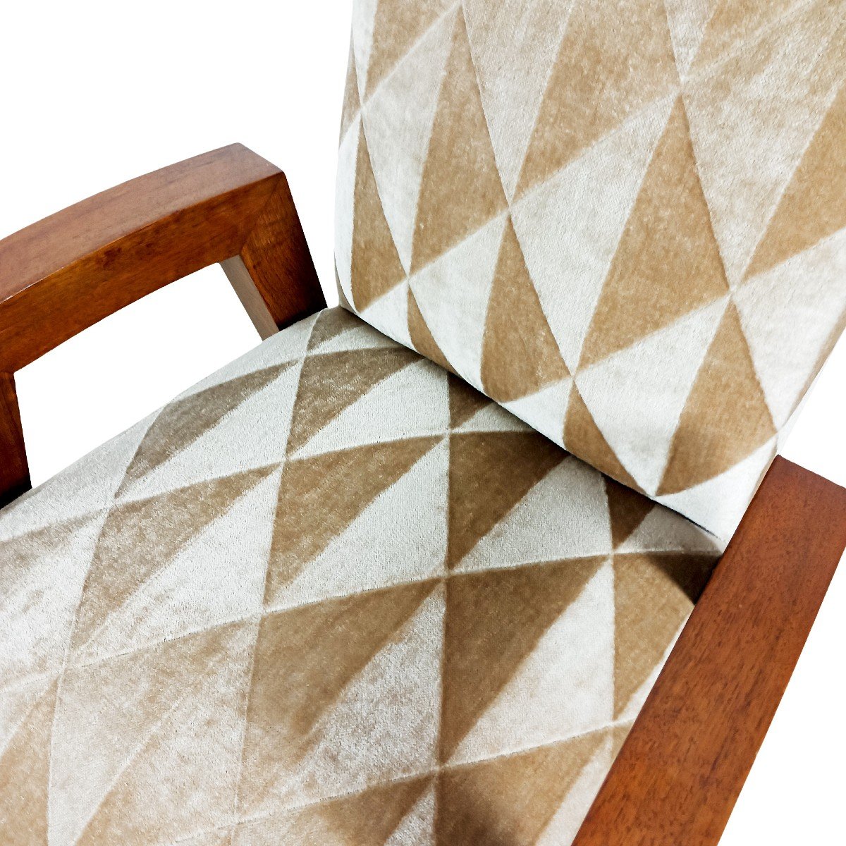 Cubist Office Armchair – France 1930-photo-4