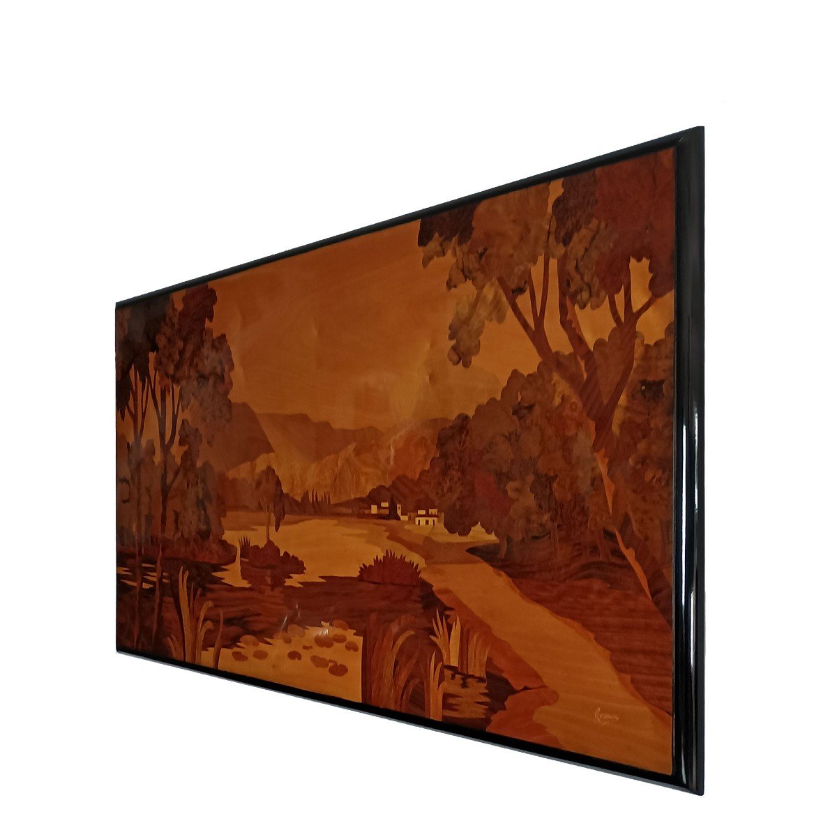 Panneau Décoratif Art Déco Par Rosenau – France 1920-30-photo-2