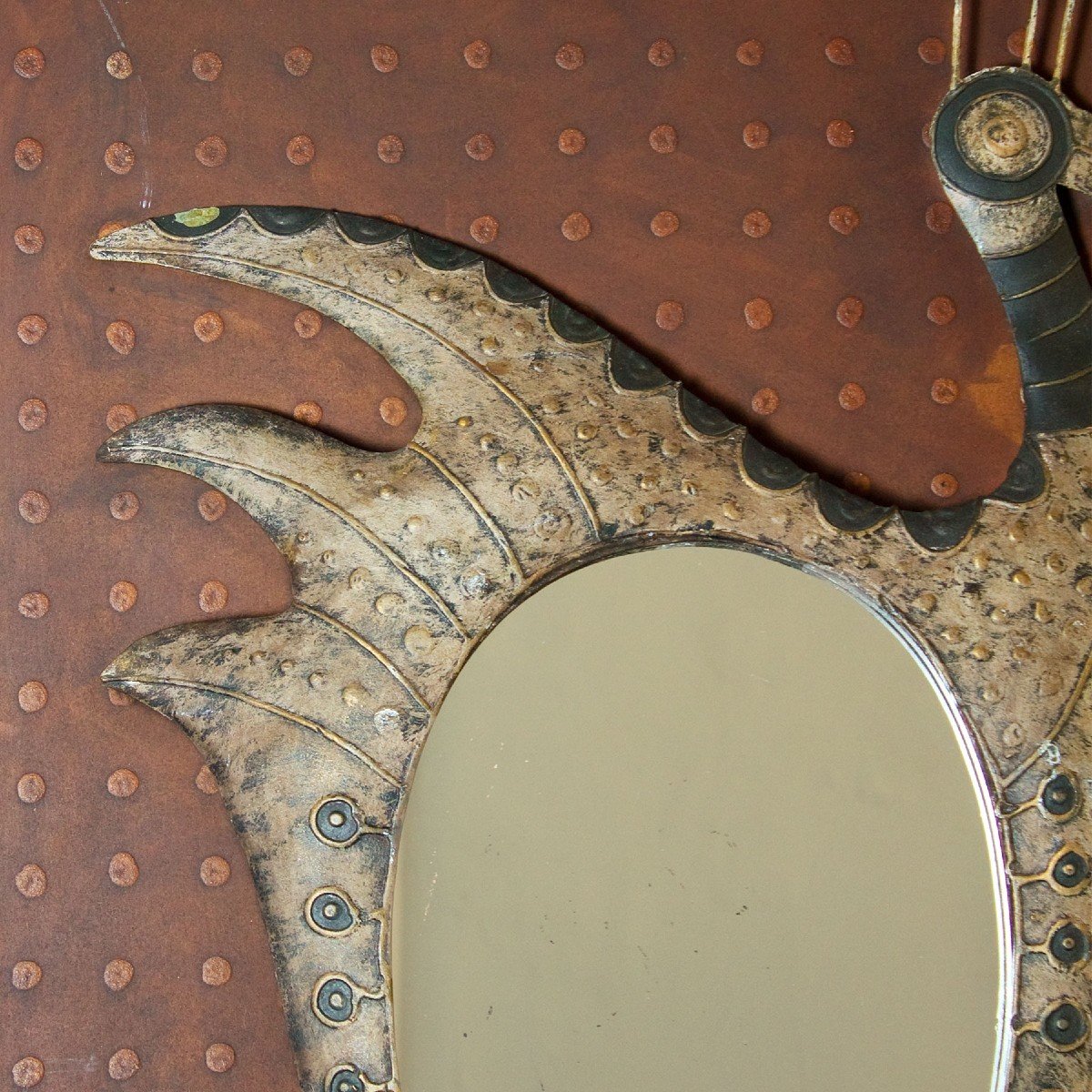 Decorative Panel Mirror – Italy 1970-photo-4