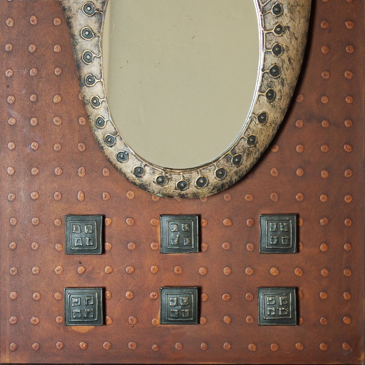 Decorative Panel Mirror – Italy 1970-photo-1
