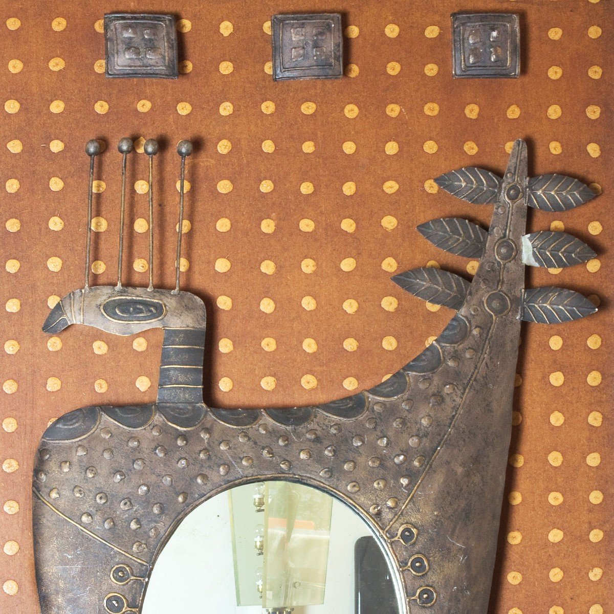 Decorative Panel Mirror – Italy 1970-photo-3