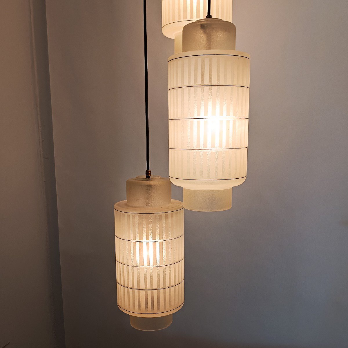 Large Hanging Lamp – Italy 1950-60-photo-5