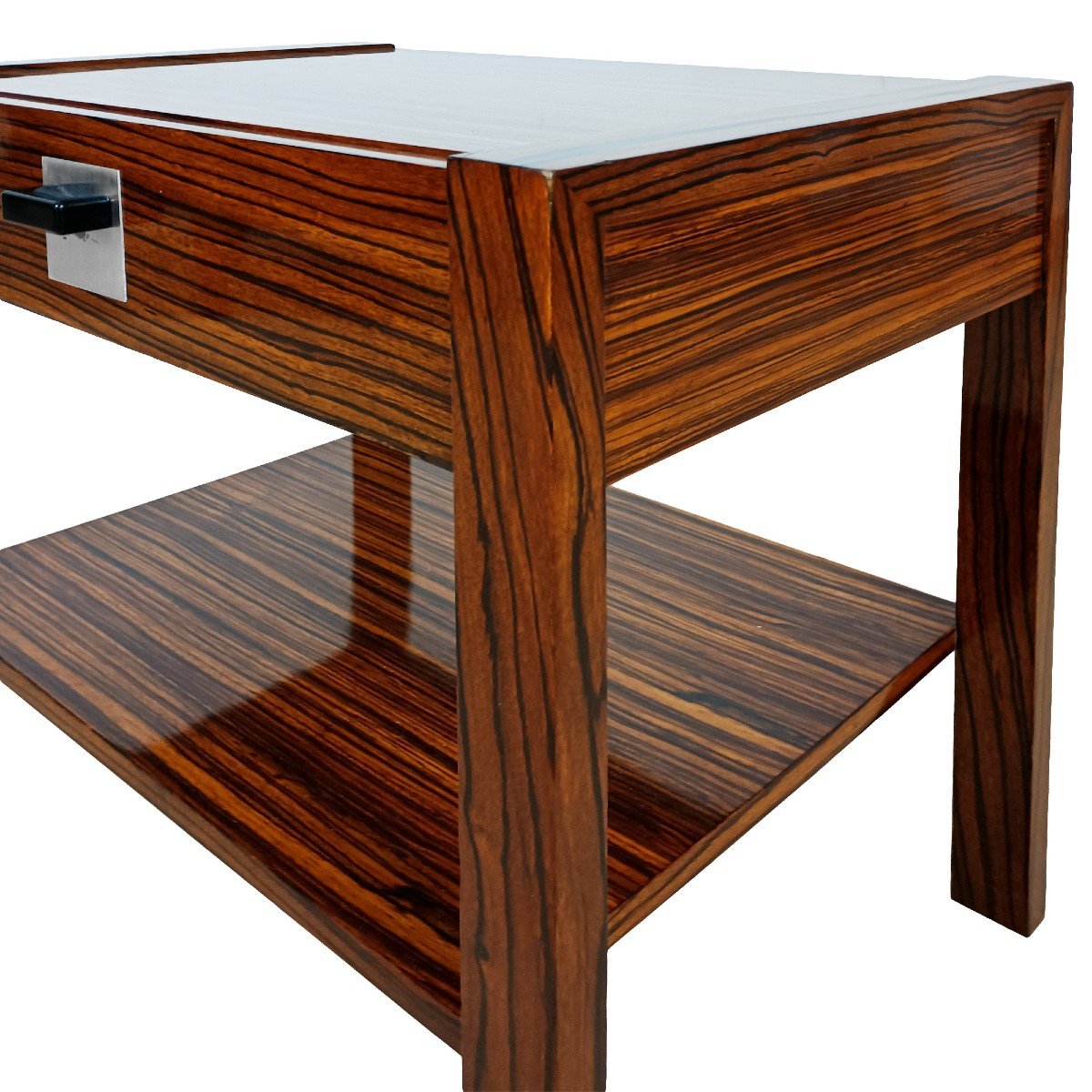 Pair Of Cubist Bedside Tables – Spain 1960-photo-4