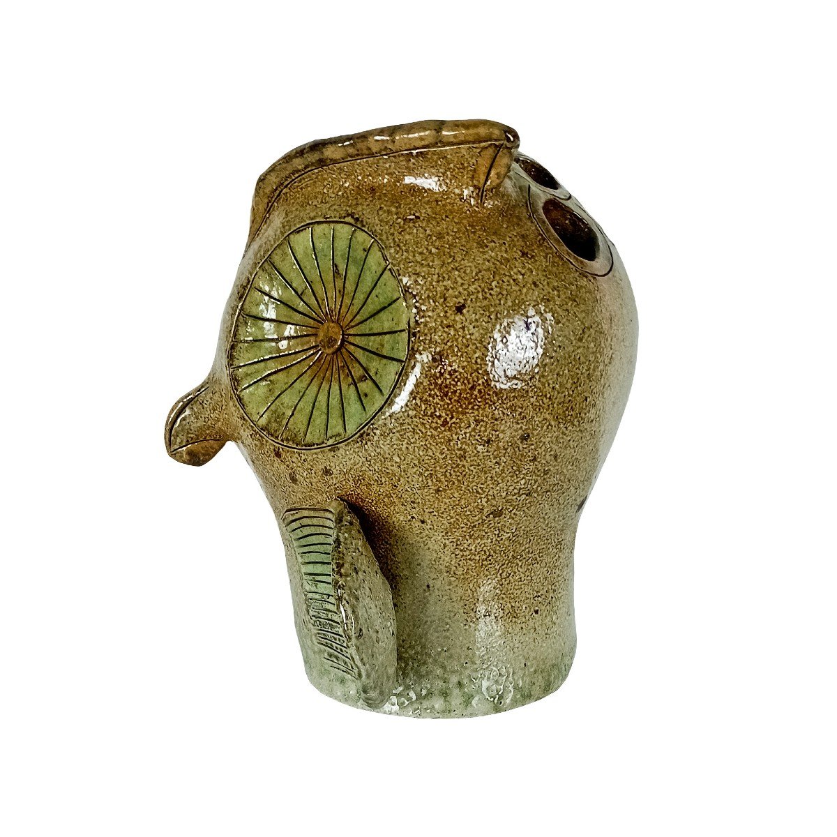 “owl” Flower Holder Vase – Belgium 1970-photo-3