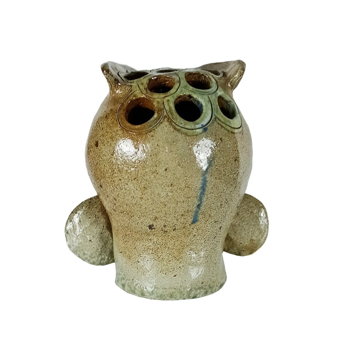 “owl” Flower Holder Vase – Belgium 1970-photo-4