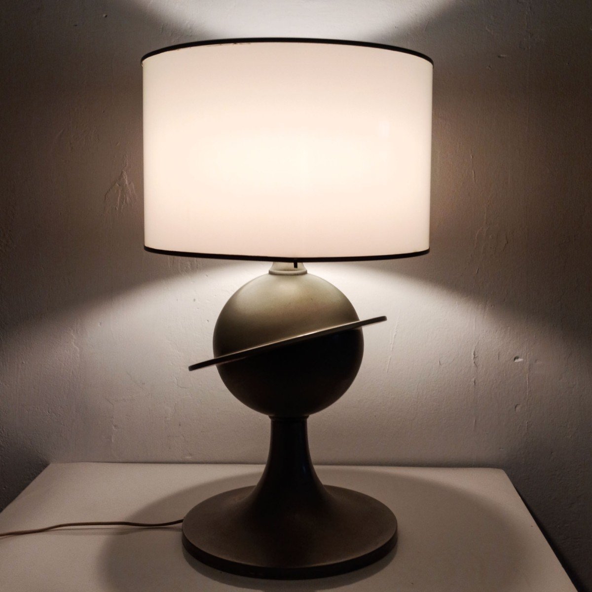Large Saturn Lamp By Vit Kellj – Italy 1970-photo-5