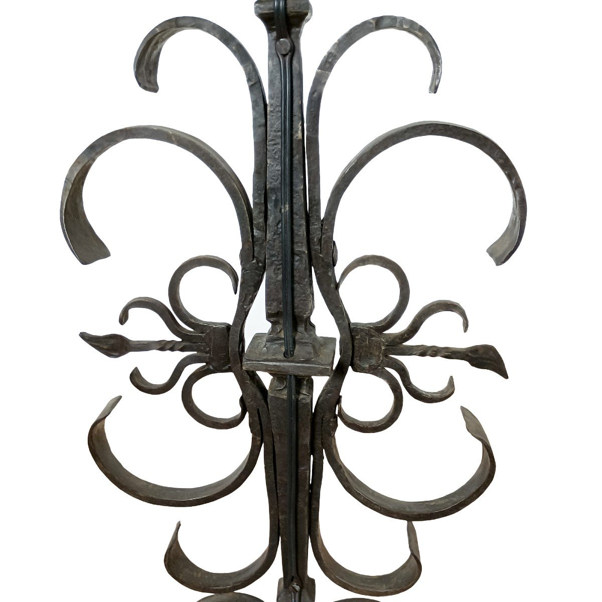 Wrought Iron Standing Lamp – Spain 1950-photo-2