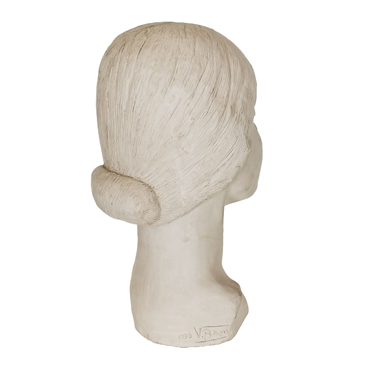 Sculture En Terre-cuite Blanche – Espagne-photo-4