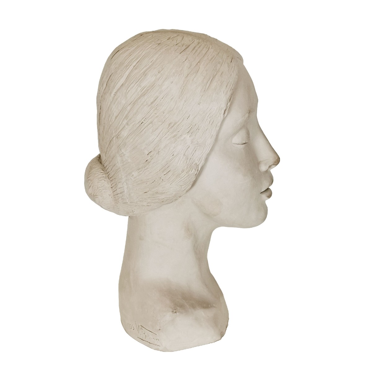 Sculture En Terre-cuite Blanche – Espagne-photo-1