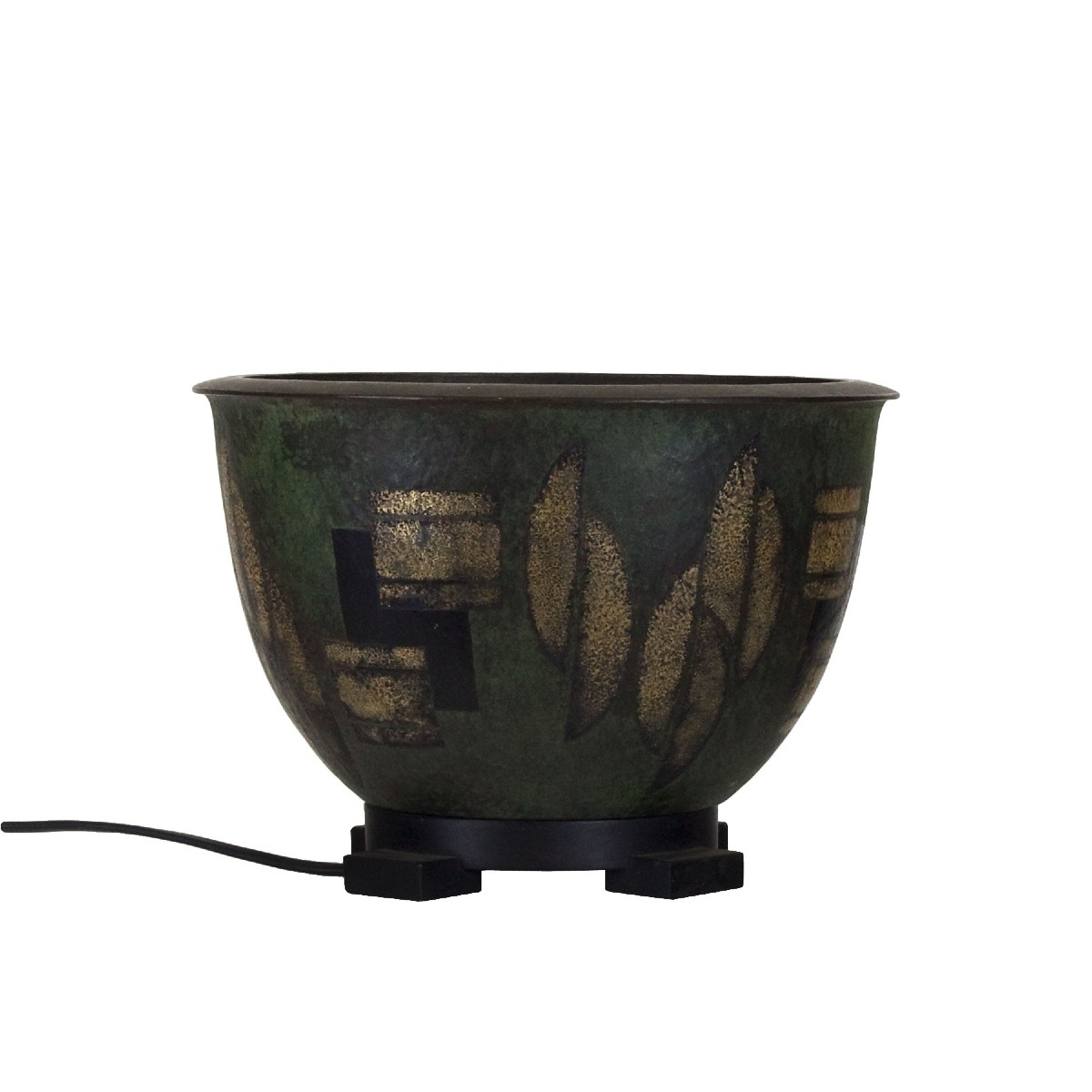 Lampe Art Déco En Dinanderie – Belgique 1925