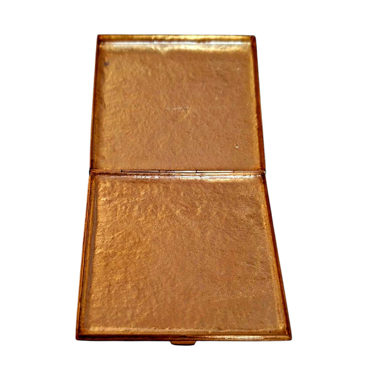 Boîte en bronze doré de Line Vautrin "L'alphabet arménien" - 1940-photo-4