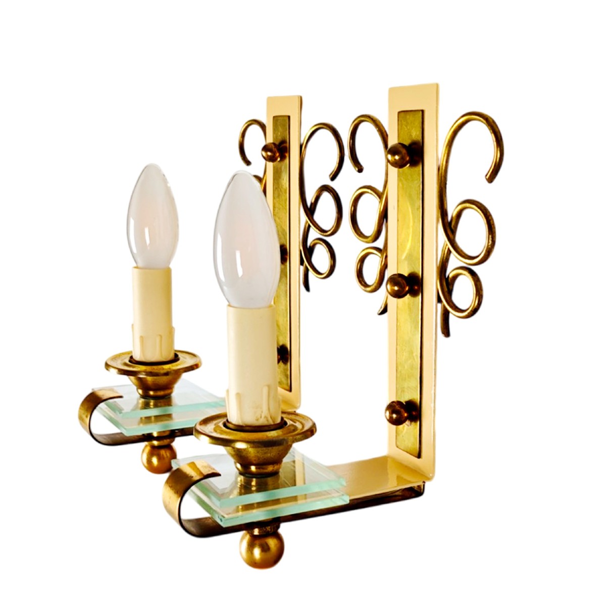 Set Of 4 Wall Lights – France 1940-photo-3