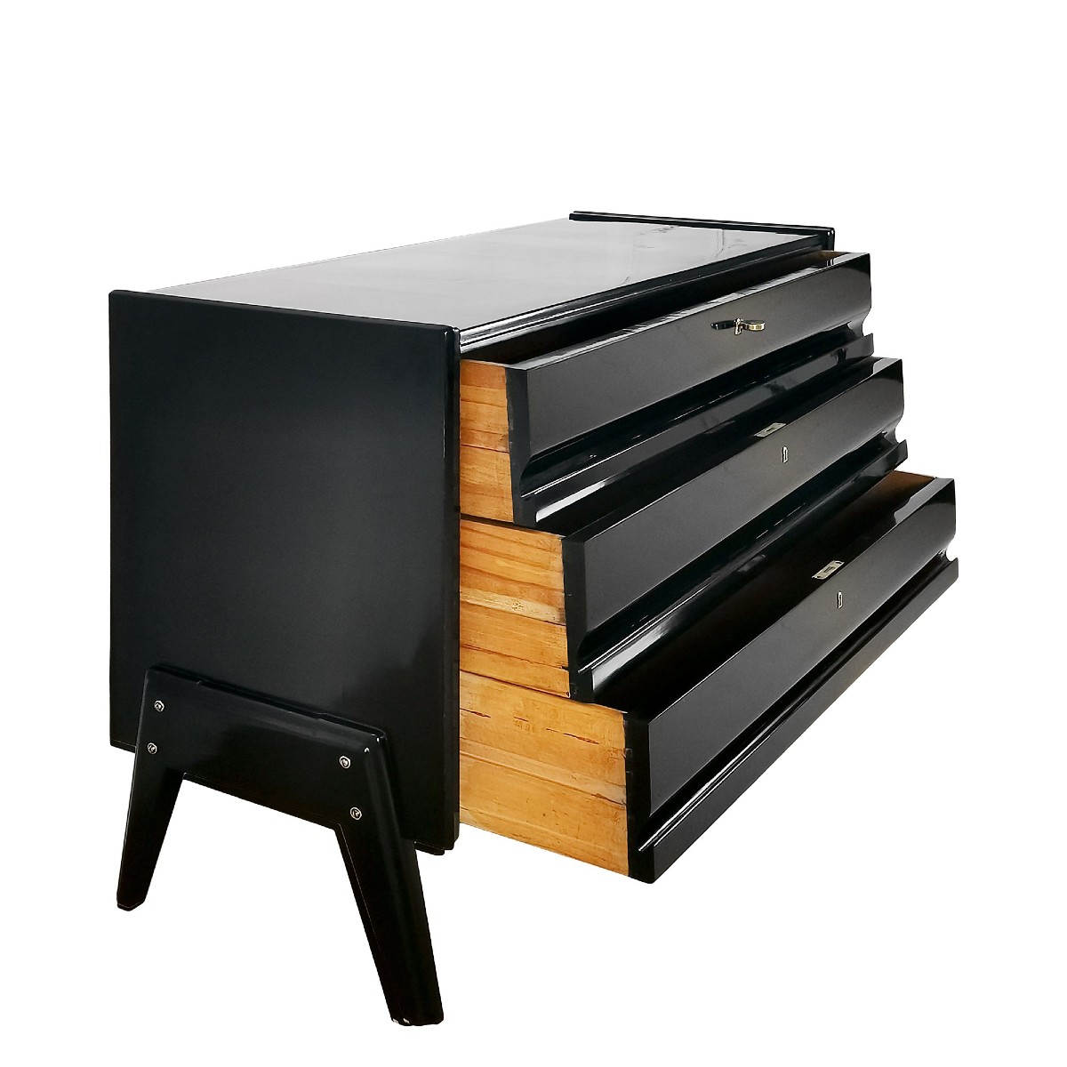 Three-drawer Chest Of Drawers – Italy 1950-photo-2