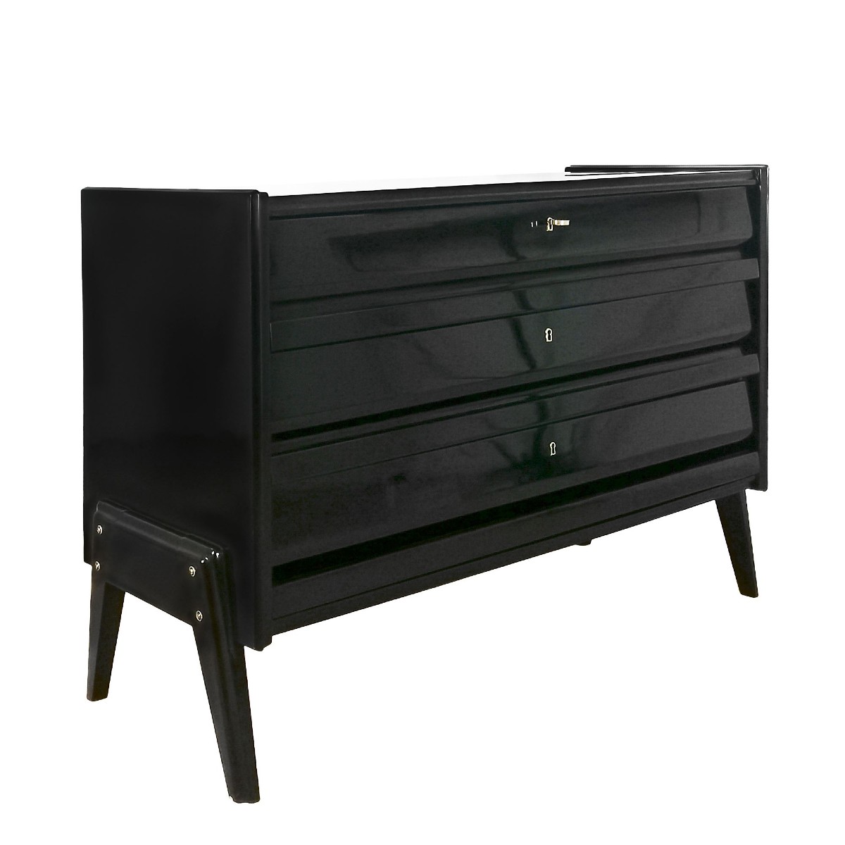 Three-drawer Chest Of Drawers – Italy 1950
