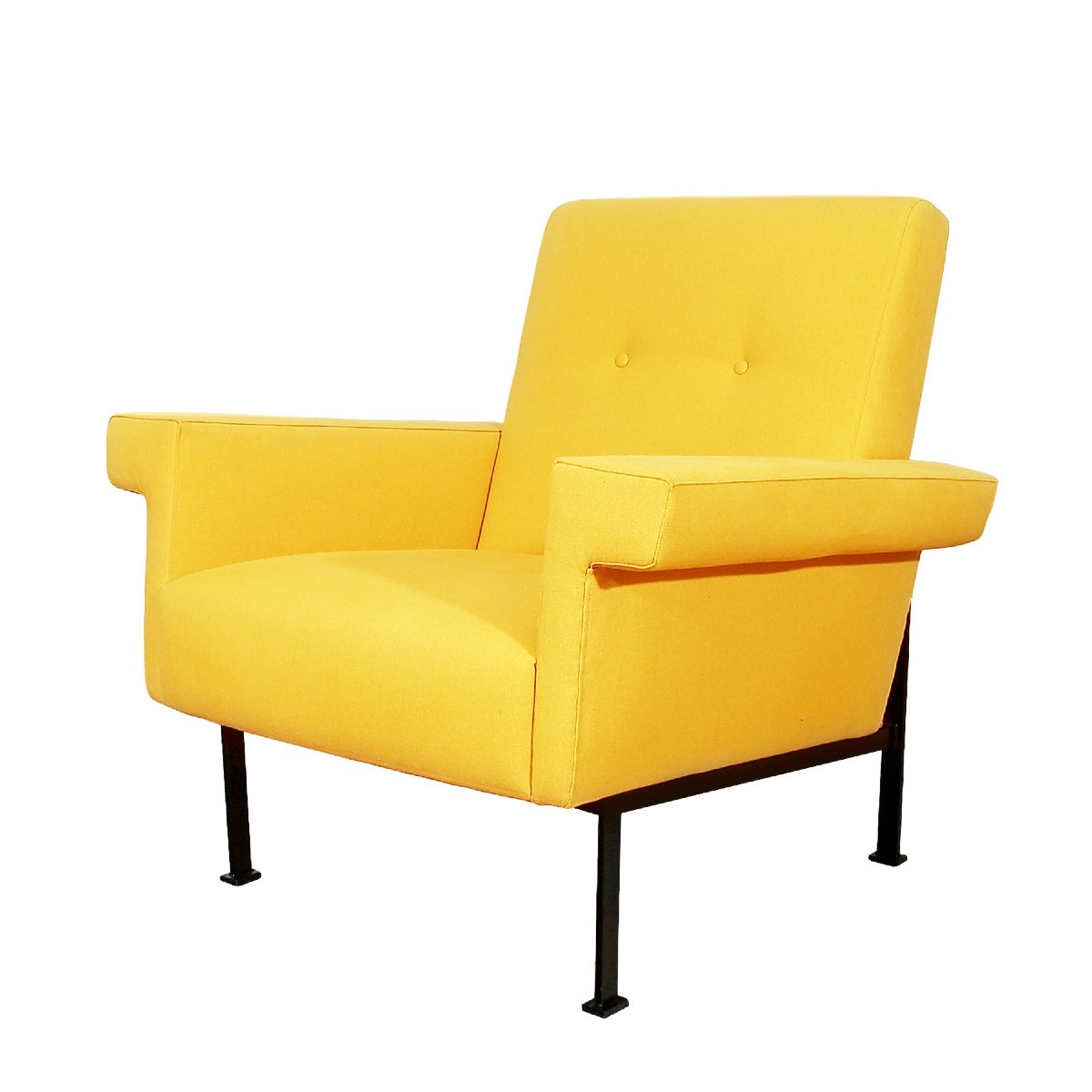 Paire de fauteuils cubistes – Italie 1960-photo-3
