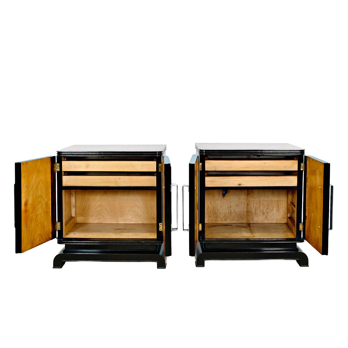 Pair Of Art Deco Bedside Tables – Barcelona 1930-photo-2