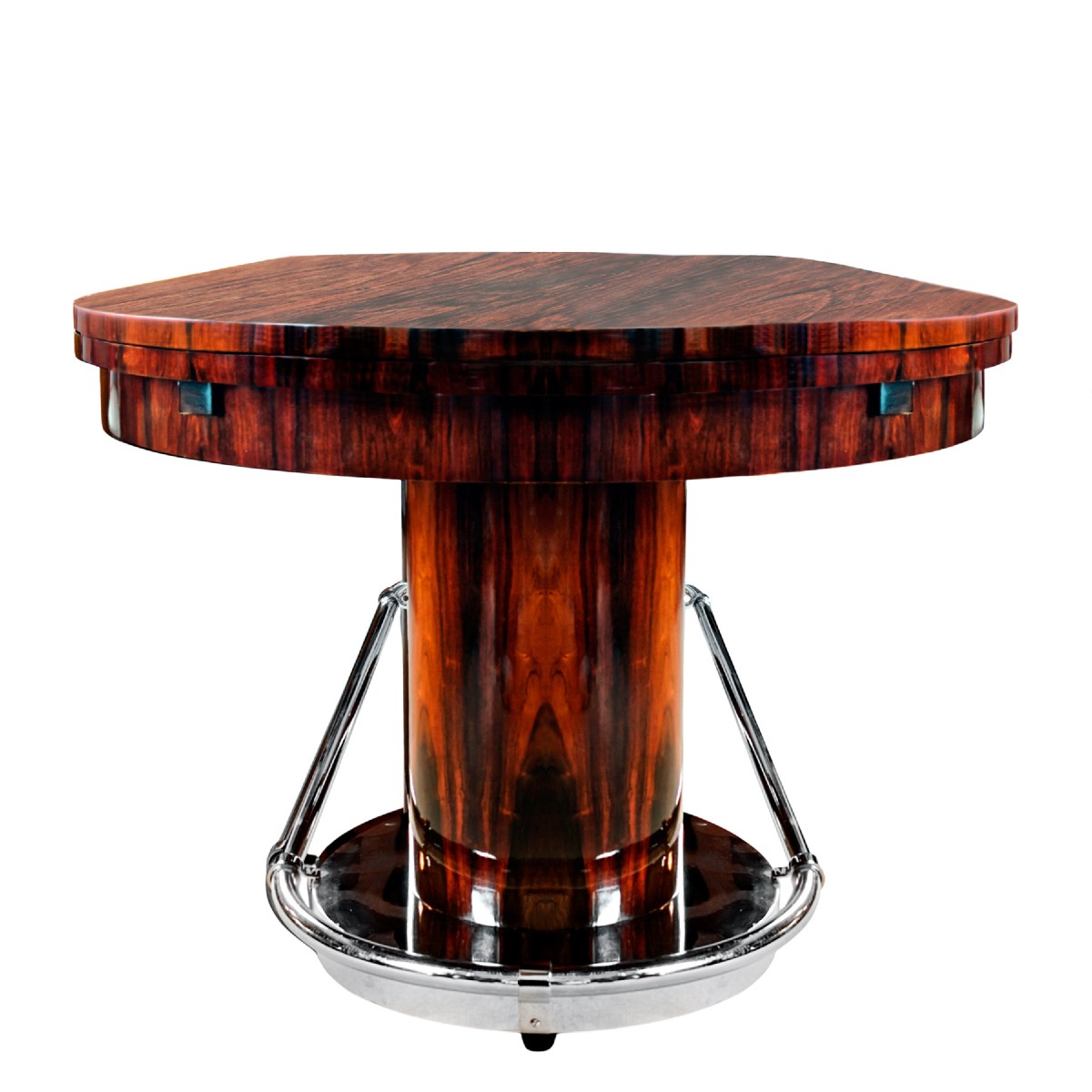 Grande table ovale Art Déco – France 1930-photo-3