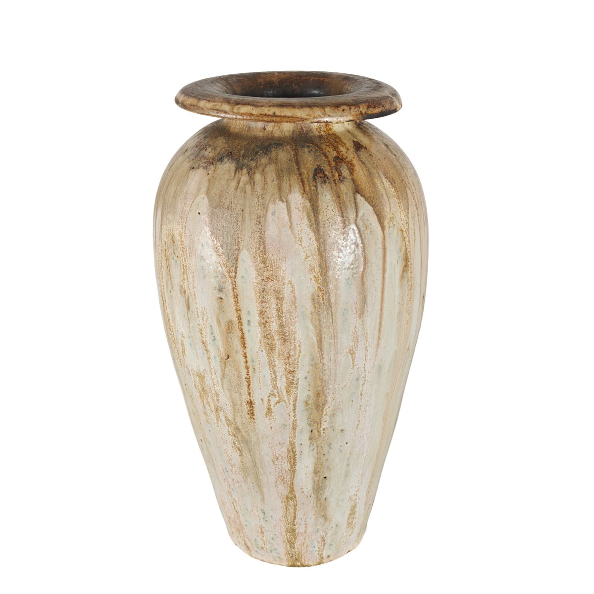 Large Round-necked Vase By Edgard Aubry – Belgium 1940-photo-2