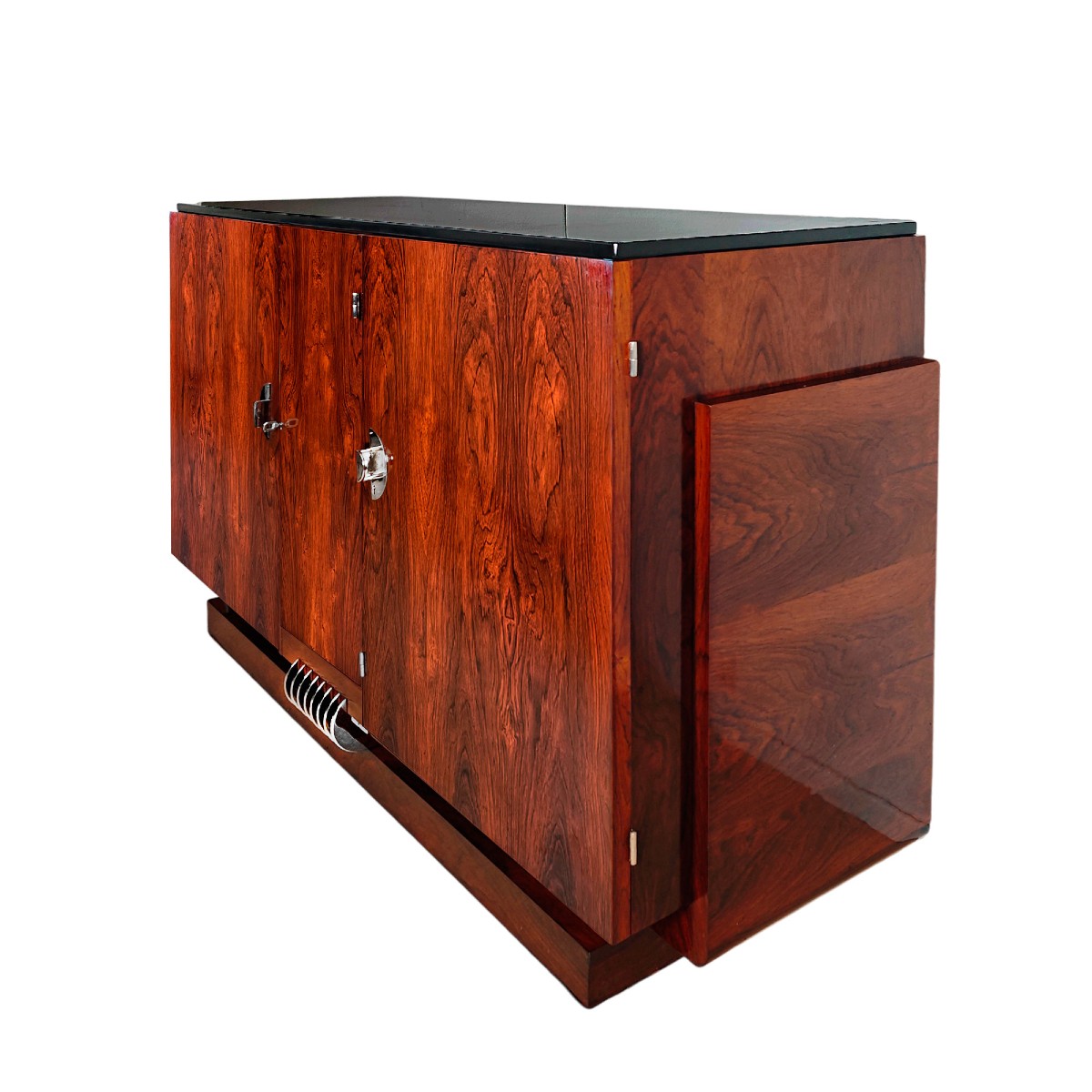 Enfilade Art Déco à 3 portes – France 1930-photo-2