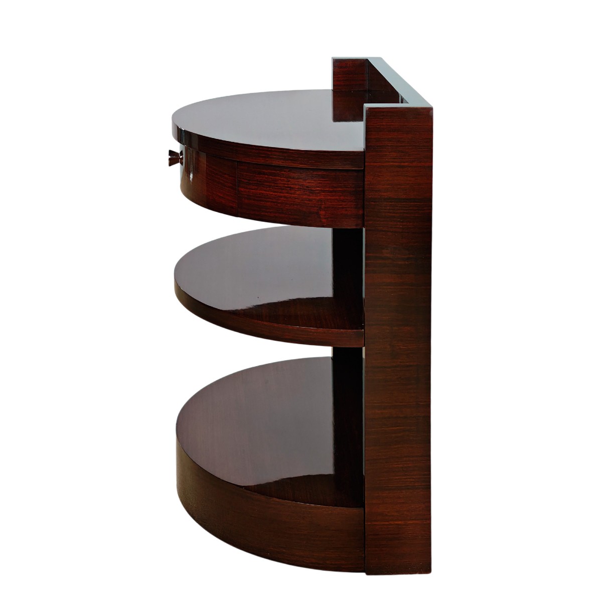 Paire de chevets arrondis Art Déco – France 1930-photo-4