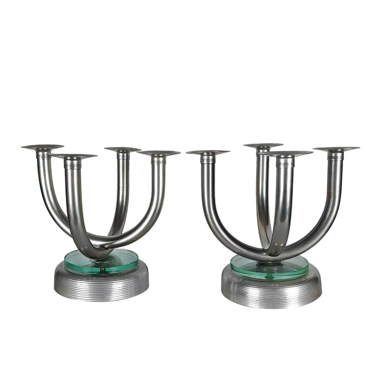 Pair Of Art Deco Candelabras – Switzerland 1930