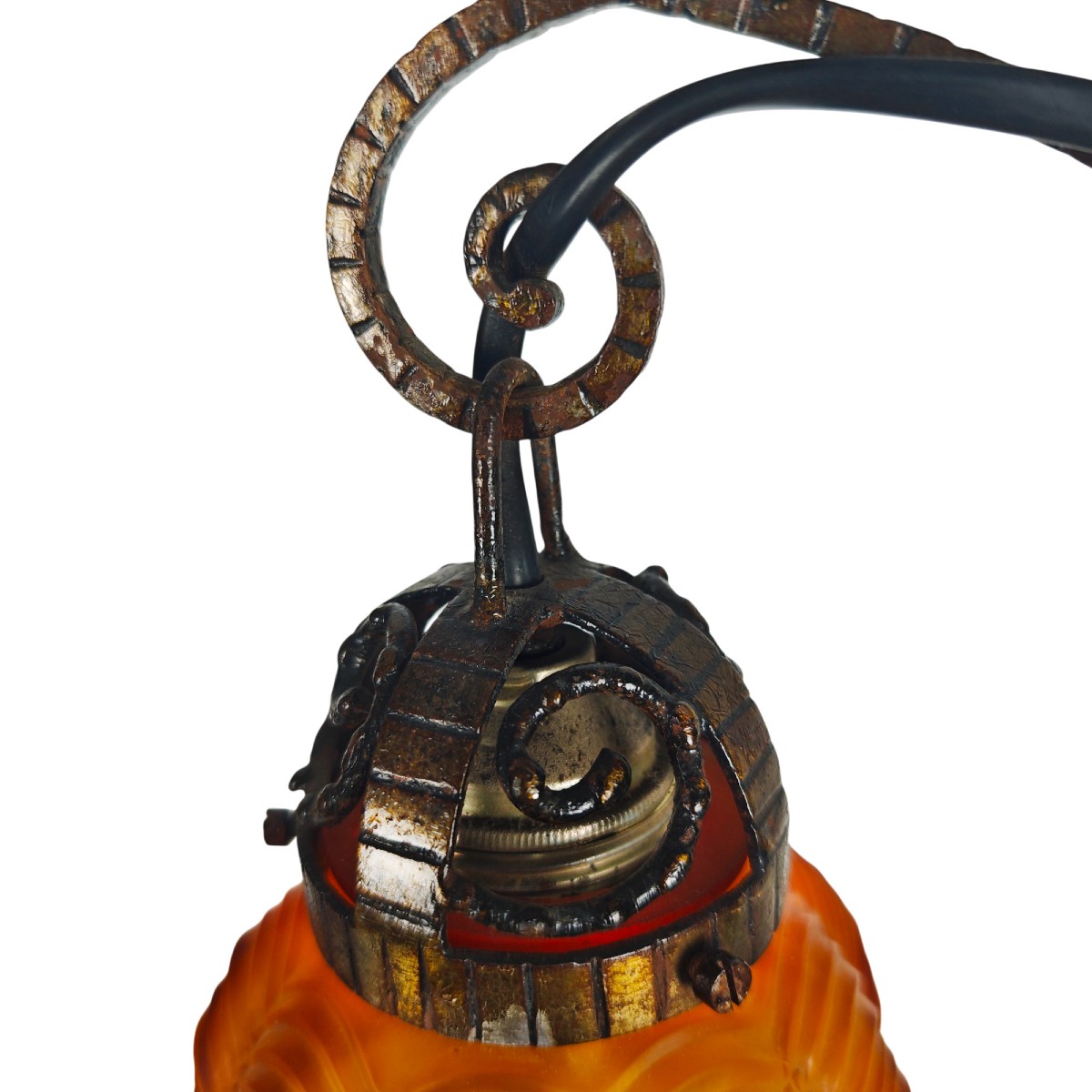 Small Art Deco Lamp – Belgium 1920-photo-1