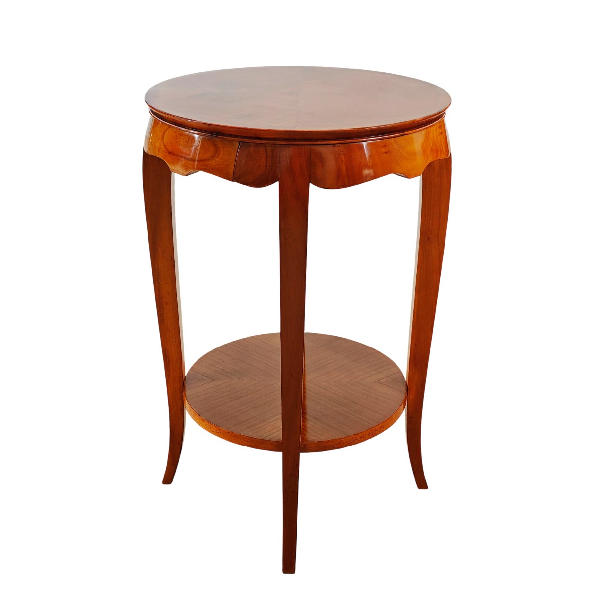 Pair Of Round Bedside Tables – France 1940-photo-3