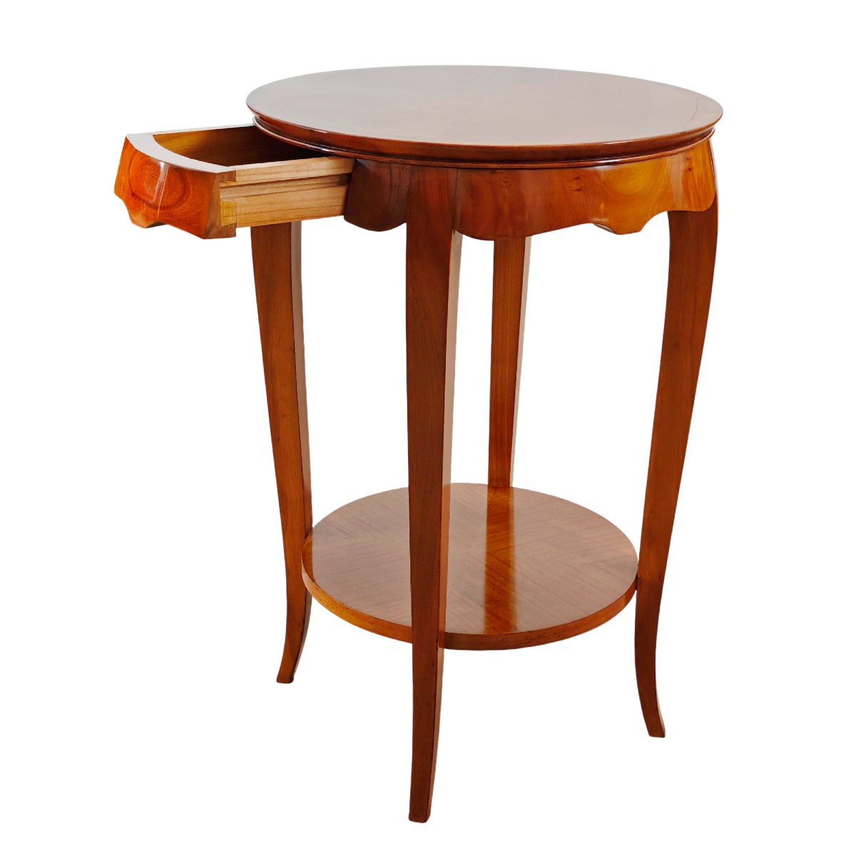 Pair Of Round Bedside Tables – France 1940-photo-3